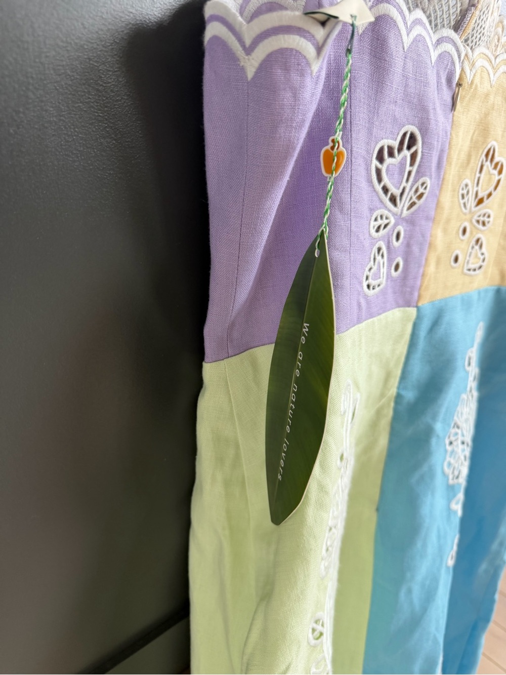 FARM Rio Multicolor Embroidered Euroflax™ Premium Linen Midi Dress | S - Picture 9 of 13